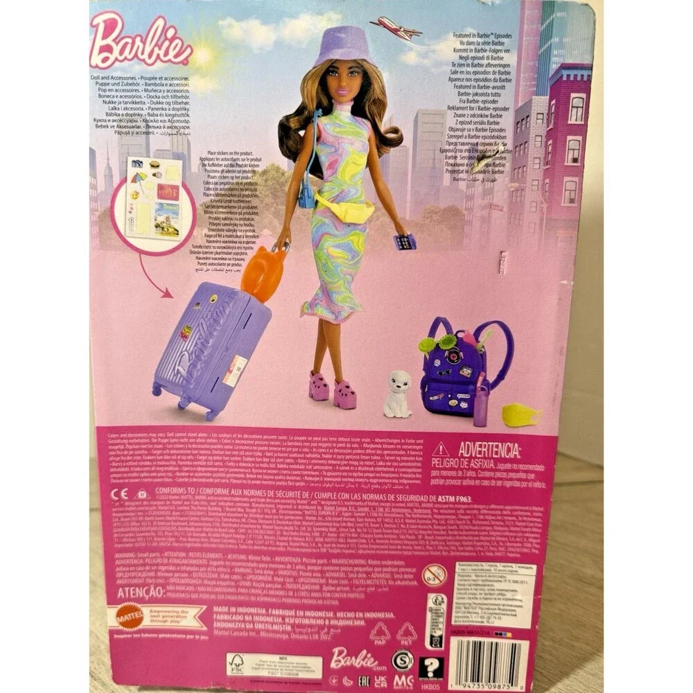 Mattel Barbie It Takes Two Teresa Travel Set HKB05 Doll 10+ Accessories NIB‎ New